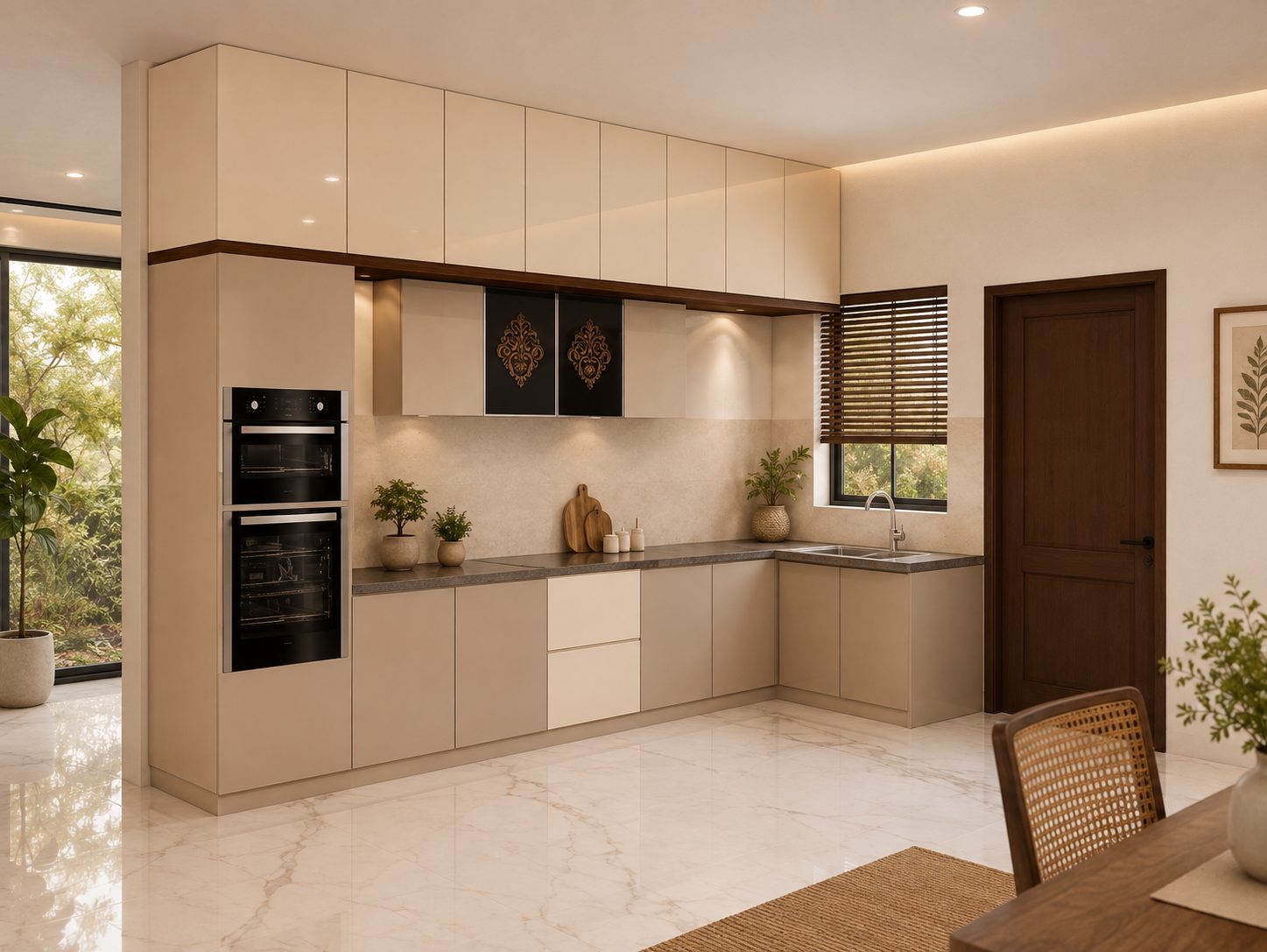 Kitchen cabinetry finish detail